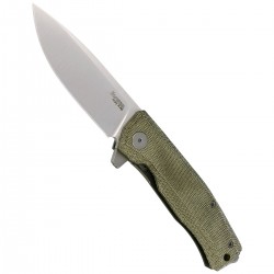 Nóż LionSteel Myto, Green Canvas Micarta, Satin M390 by Michele Pensato (MT01 CVG)