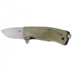 Nóż LionSteel Myto, Green Canvas Micarta, Satin M390 by Michele Pensato (MT01 CVG)