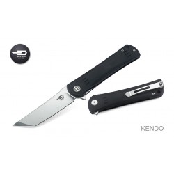 Nóż Bestech Kendo Black G10, Stonewash / Satin D2 (BG06A-1)