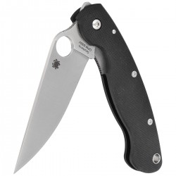 Nóż Spyderco Military Model G-10 Black Plain (C36GPE)