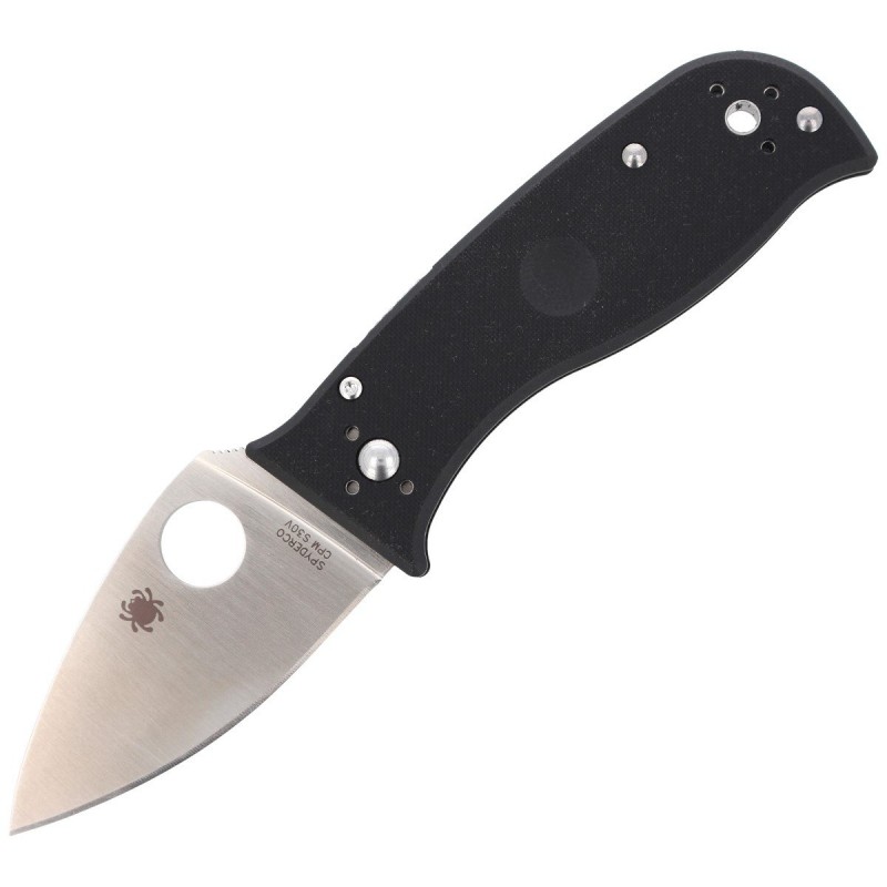 Nóż Spyderco Lil' Temperance 3 Black G-10 Plain (C69GP3)