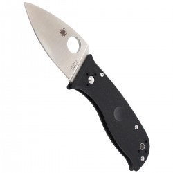 Nóż Spyderco Lil' Temperance 3 Black G-10 Plain (C69GP3)