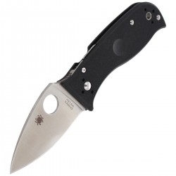 Nóż Spyderco Lil' Temperance 3 Black G-10 Plain (C69GP3)