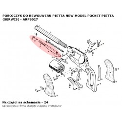 Pobojczyk Pietta 1863 Remington Pocket (ARP6027)