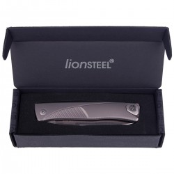 Nóż LionSteel Thrill Grey Titanium, Satin M390 by Molletta (TL GY)