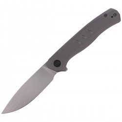 Nóż WE Knife Seer LE No 003/420 Gray Titanium, Hand Rubbed Silver CPM 20CV (WE20015-3)