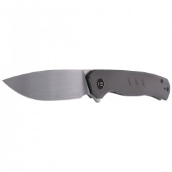 Nóż WE Knife Seer LE No 003/420 Gray Titanium, Hand Rubbed Silver CPM 20CV (WE20015-3)