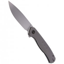 Nóż WE Knife Seer LE No 003/420 Gray Titanium, Hand Rubbed Silver CPM 20CV (WE20015-3)