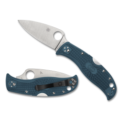 Nóż Spyderco LeafJumper Blue Lightweight FRN, Satin Plain K390 by Sal Glesser (C262PBLK390)