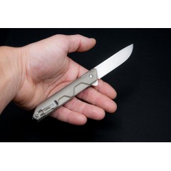 Nóż składany Extrema Ratio Ferrum E Tactical Mud Aluminium, Satin N690 (04.1000.0366/SAT/TM)