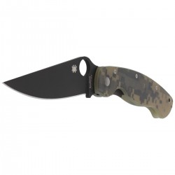 Nóż Spyderco Military Model G-10 Camo / Black Blade (C36GPCMOBK)