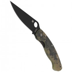 Nóż Spyderco Military Model G-10 Camo / Black Blade (C36GPCMOBK)