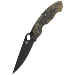 Nóż Spyderco Military Model G-10 Camo / Black Blade (C36GPCMOBK)