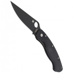 Nóż Spyderco Military Model G-10 Black / Black Blade (C36GPBK)