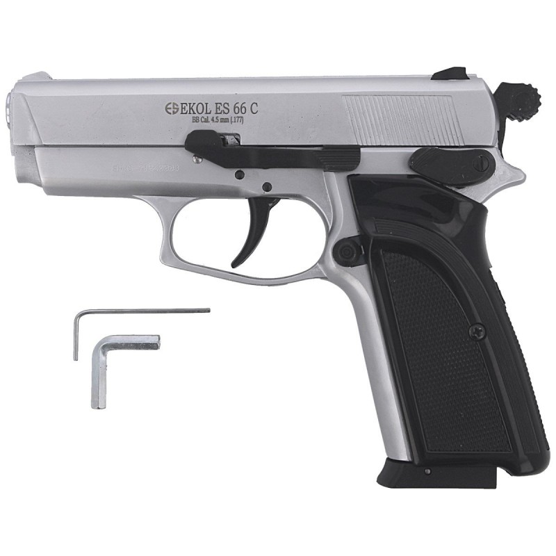 Pistolet wiatrówka EKOL Voltran ES 66C White 4.5 mm