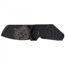 Nóż składany FOX Kea Black G10, Black Stonewashed N690Co by Jared Wihongi (FX-650)