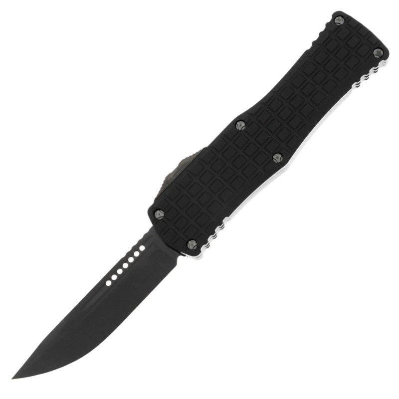 Nóż automatyczny OTF Microtech Hera S/E Frag Signature Black Aluminium Shadow, Black DLC by Tony Marfione