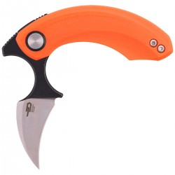 Nóż składany Bestech Strelit Orange G10, Satin/Black Stonewash 14C28N by Ostap Hel (BG52C-2)