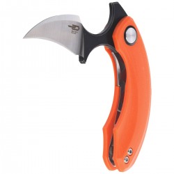 Nóż składany Bestech Strelit Orange G10, Satin/Black Stonewash 14C28N by Ostap Hel (BG52C-2)