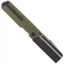 Nóż składany Bestech Tardis OD Green G10, Black DLC/Satin D2 by Ostap Hel (BG54C)