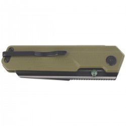 Nóż składany Bestech Tardis OD Green G10, Black DLC/Satin D2 by Ostap Hel (BG54C)