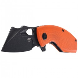 Nóż składany Bestech Lizard Orange G10, Black Stonewashed D2 (BG39D)