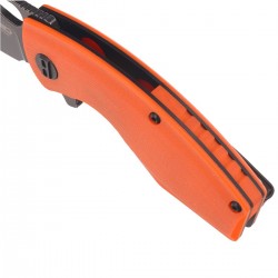 Nóż składany Bestech Lizard Orange G10, Black Stonewashed D2 (BG39D)