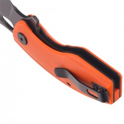 Nóż składany Bestech Lizard Orange G10, Black Stonewashed D2 (BG39D)