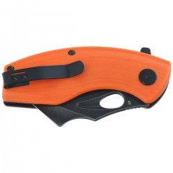 Nóż składany Bestech Lizard Orange G10, Black Stonewashed D2 (BG39D)