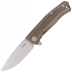 Nóż składany LionSteel Myto Bronze Titanium, Satin M390 by Molletta (MT01 BR)