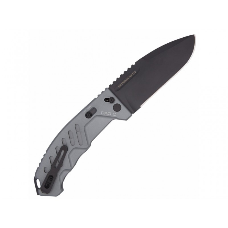 Nóż składany Extrema Ratio RAO C Tactical Grey Aluminium, Black N690 (04.1000.0176/BLK/GRY)