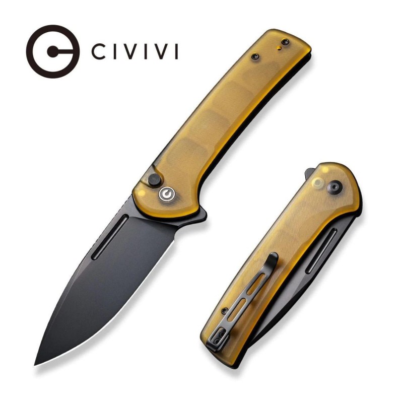 Nóż CIVIVI Conspirator Ultem Bead Blasted, Black Nitro-V (C21006-6)