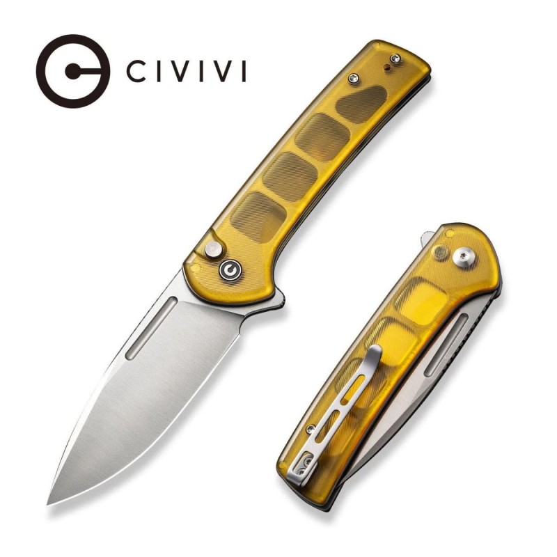 Nóż CIVIVI Conspirator Ultem Polished, Satin Nitro-V (C21006-5)