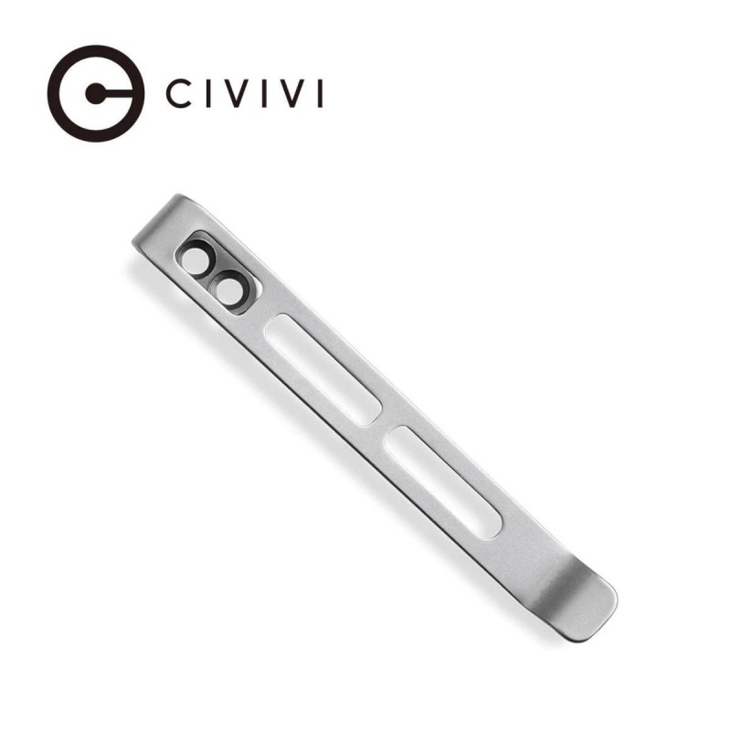 Klips Civivi Silver Stainless Steel, bez śrub (CA-06B-V1)