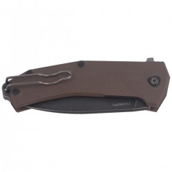 Nóż LionSteel KUR G10 Brown / Black Blade (KUR BBR)