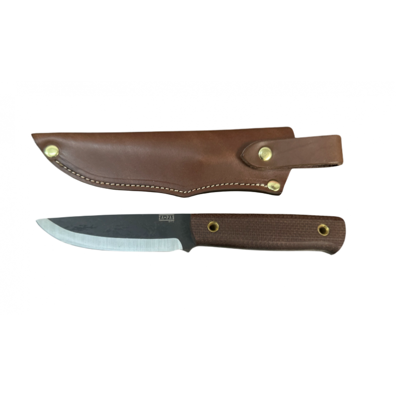 Nóż Za-Pas Biwi 10 Brown Micarta, Two Tone 4H13 (BW10-M-BR)