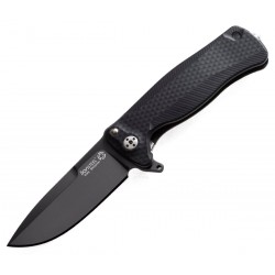 Nóż LionSteel SR22A Aluminum Black / Black Blade (SR22A BB)