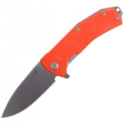 Nóż LionSteel KUR G10 Orange / Stone Washed Blade (KUR OR)