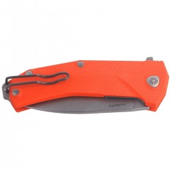 Nóż LionSteel KUR G10 Orange / Stone Washed Blade (KUR OR)