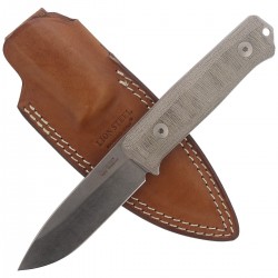 Nóż LionSteel Bushcraft Green Canvas Micarta (B40 CVG)