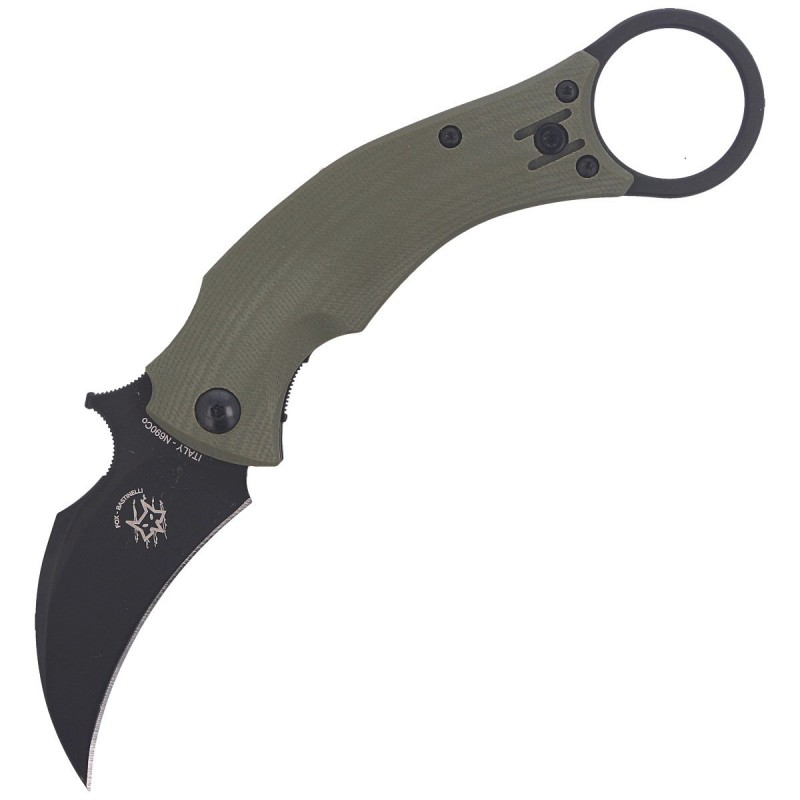 Nóż FOX Karambit Black Bird by Bastinelli / Black Blade (FX-591 OD)