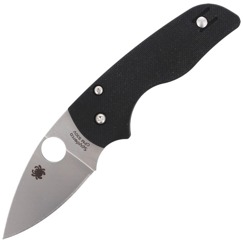 Nóż Spyderco Lil' Native G-10 Black Compression Lock Plain (C230GP)