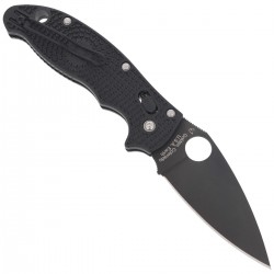 Nóż Spyderco Manix 2 Lightweight Black Blade Plain (C101PBBK2)