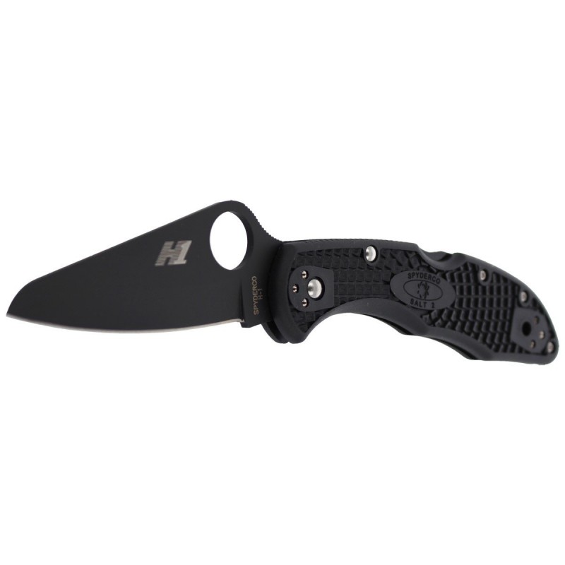 Nóż Spyderco Salt 2 Black / Black Blade Plain (C88PBBK2)