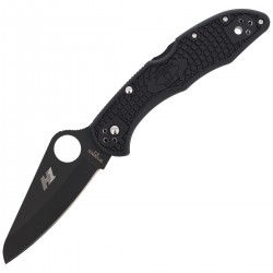 Nóż Spyderco Salt 2 Black / Black Blade Plain (C88PBBK2)