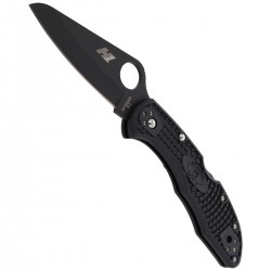 Nóż Spyderco Salt 2 Black / Black Blade Plain (C88PBBK2)