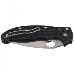 Nóż Spyderco Manix 2 Black Lightweight Plain (C101PBK2)