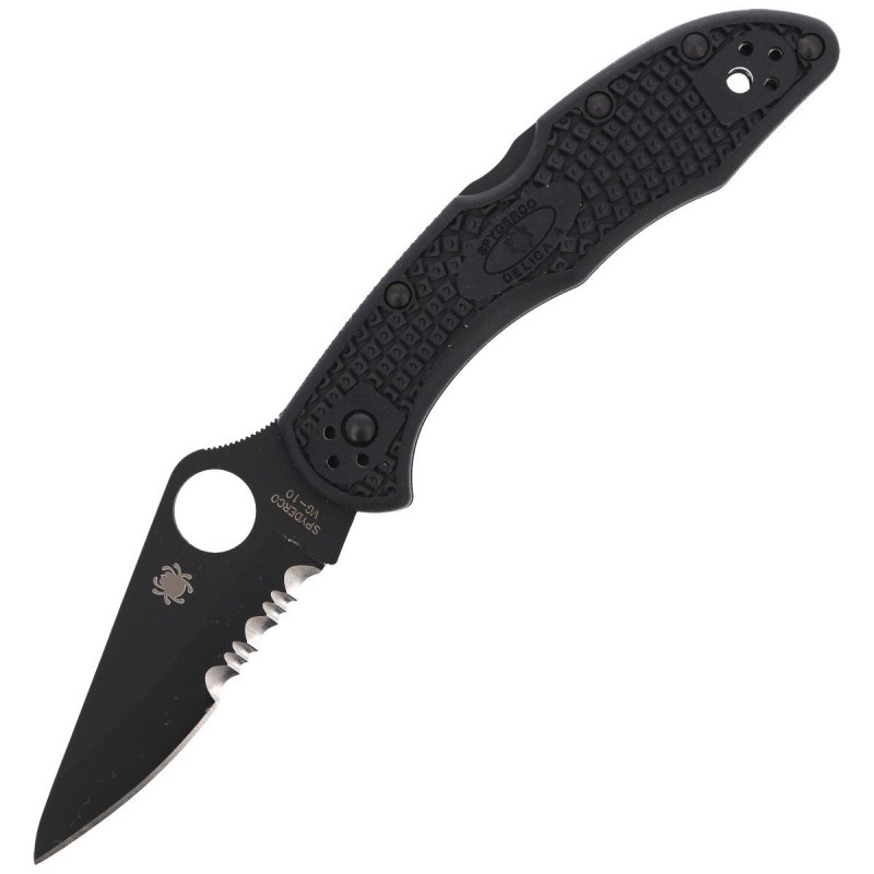 Nóż Spyderco Delica 4 FRN Black/Black Blade (C11PSBBK)