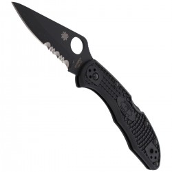 Nóż Spyderco Delica 4 FRN Black/Black Blade (C11PSBBK)