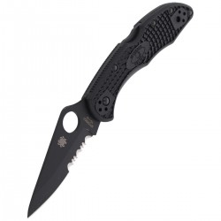 Nóż Spyderco Delica 4 FRN Black/Black Blade (C11PSBBK)